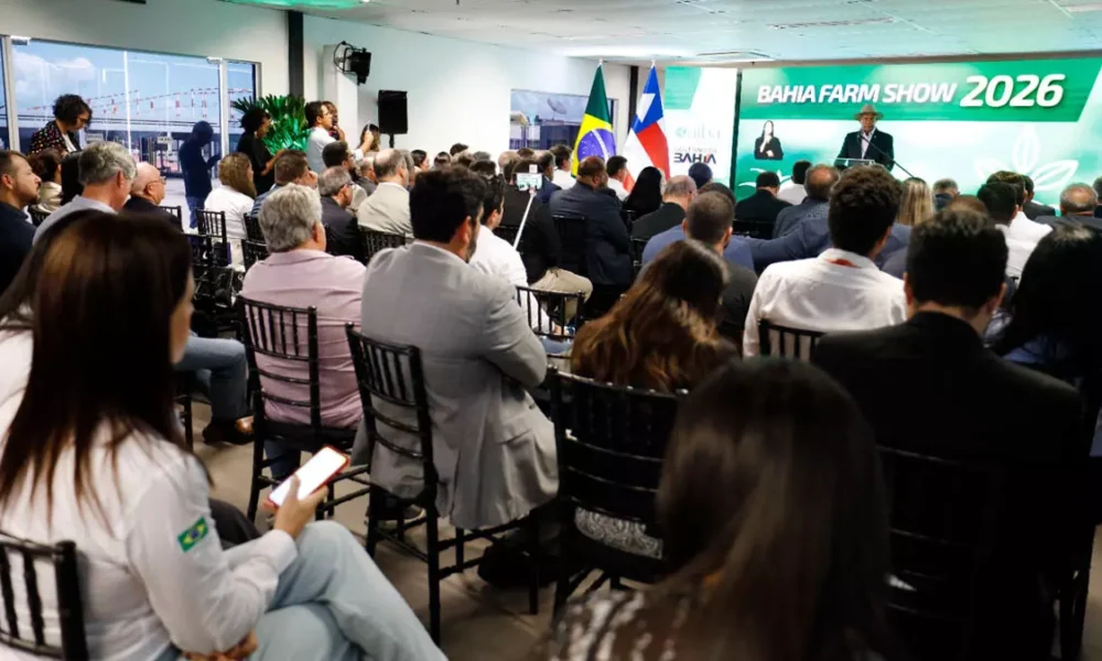 O fortalecimento do agronegócio baiano foi destaque nesta segunda-feira (27), durante o lançamento da Bahia Farm Show 2026,