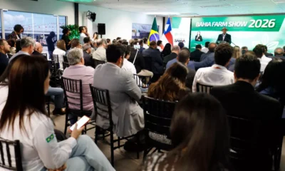 O fortalecimento do agronegócio baiano foi destaque nesta segunda-feira (27), durante o lançamento da Bahia Farm Show 2026,