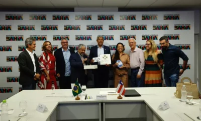 Nesta terça-feira (28), o governador Jerônimo Rodrigues recebeu, na Governadoria, em Salvador, a prefeita de Poções, Irenilda