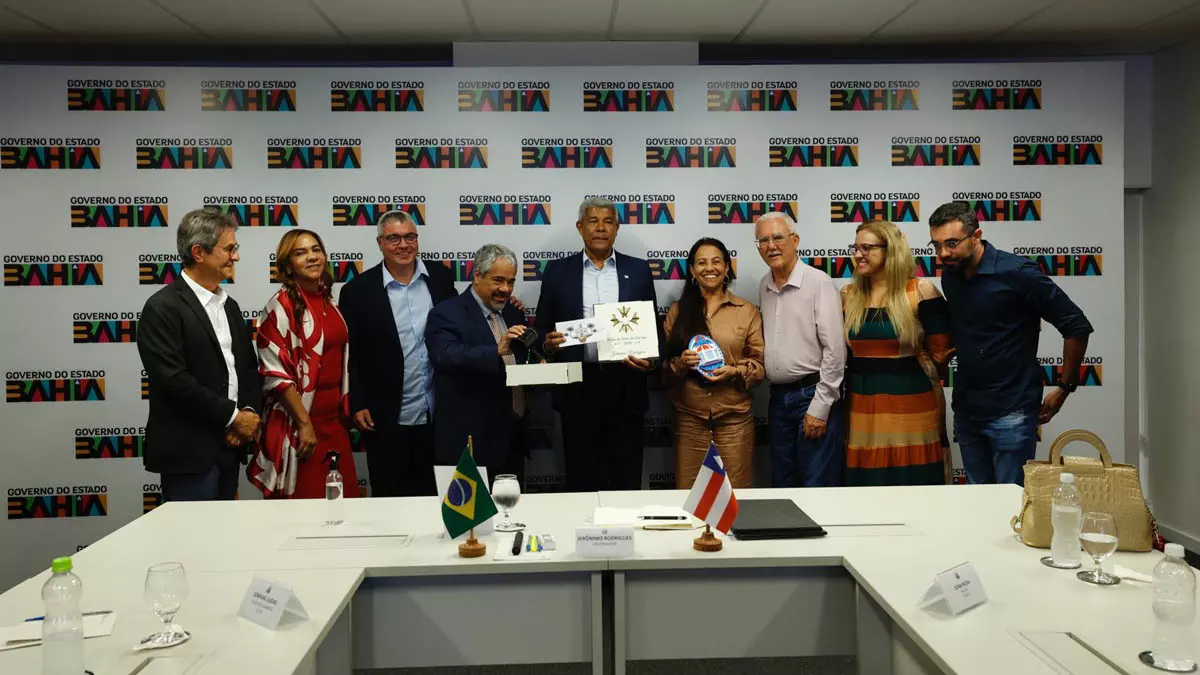 Nesta terça-feira (28), o governador Jerônimo Rodrigues recebeu, na Governadoria, em Salvador, a prefeita de Poções, Irenilda