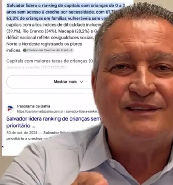 O pré-candidato ao Senado pela Bahia, Rui Costa, criticou os indicadores da educação em Salvador e apontou falhas na condução