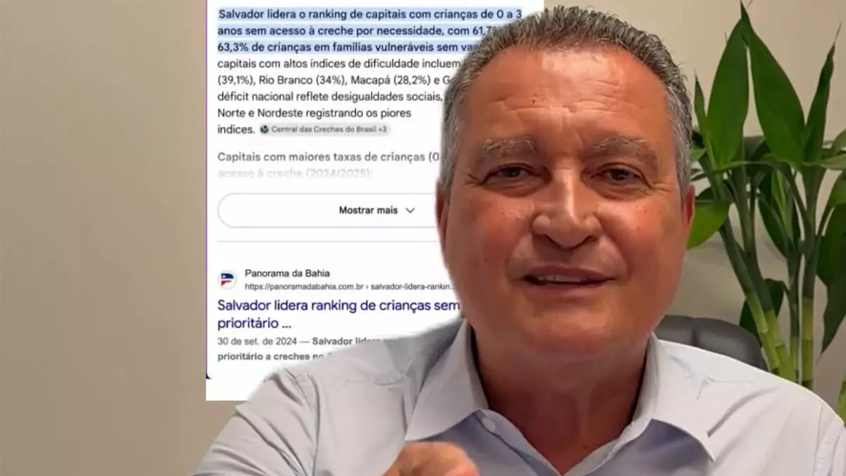 O pré-candidato ao Senado pela Bahia, Rui Costa, criticou os indicadores da educação em Salvador e apontou falhas na condução