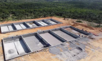 A Embasa avança com as obras de implantação do sistema de esgotamento sanitário no município de Ruy Barbosa,
