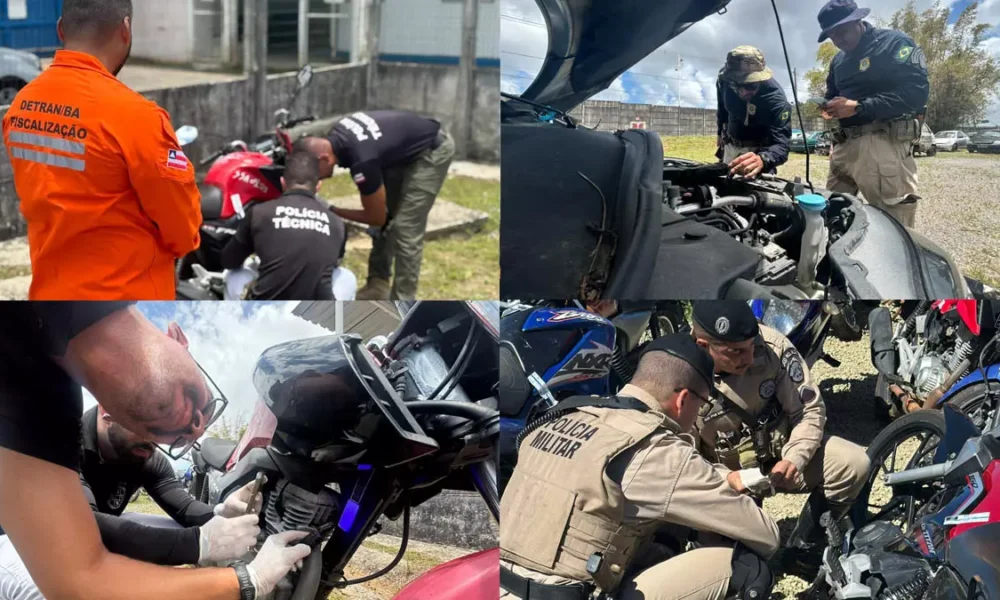 identificados por integrantes das Forças da Segurança durante o primeiro dia da Operação Ressonância, realizado nesta segunda-feira