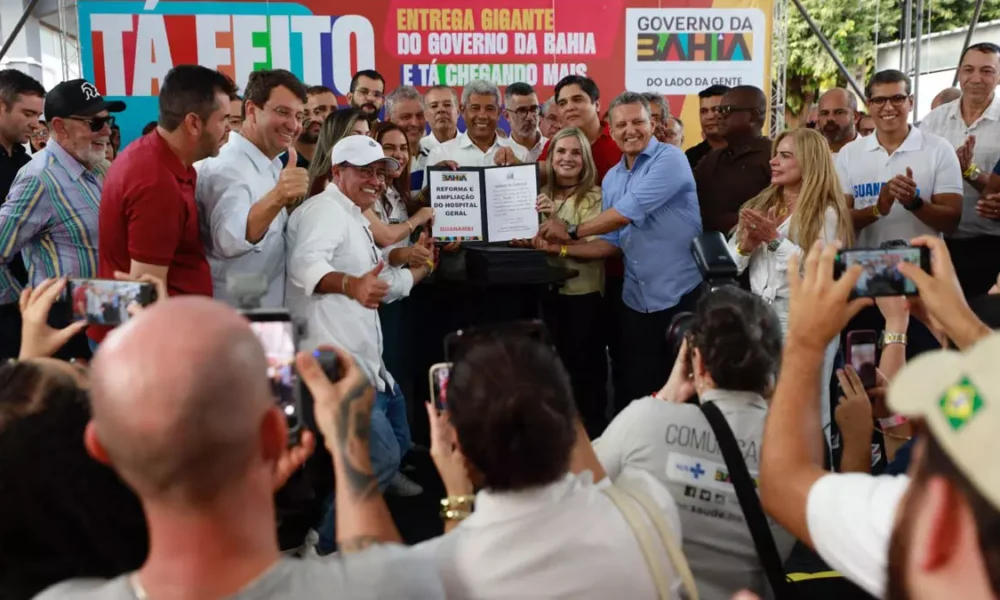 A ampliação da rede pública de saúde regional marcou a agenda do governador Jerônimo Rodrigues em Guanambi, no Sudoeste baiano,