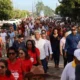 O governador Jerônimo Rodrigues foi recebido pela população de Santa Rita de Cássia nesta sexta-feira (22) para participar das