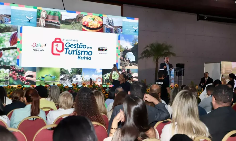 trade turístico se reuniram nesta quarta-feira (27), em Salvador, durante o 3º Seminário de Gestão em Turismo da Bahia, promovido pelo