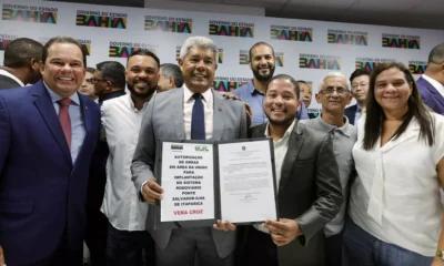 A Ponte Salvador–Itaparica, maior obra de infraestrutura em execução na Bahia, entrou em uma nova fase nesta segunda-feira (15),