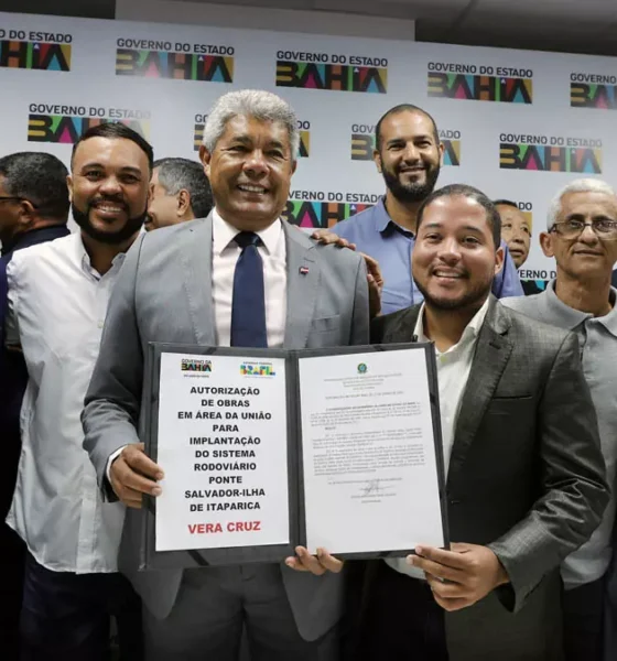 A Ponte Salvador–Itaparica, maior obra de infraestrutura em execução na Bahia, entrou em uma nova fase nesta segunda-feira (15),