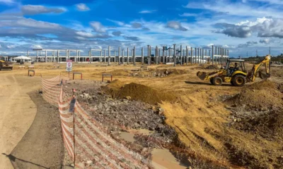 Com investimento superior a R$ 173 milhões, as obras do Hospital e Maternidade Regional do Sisal, em Serrinha, avançam com