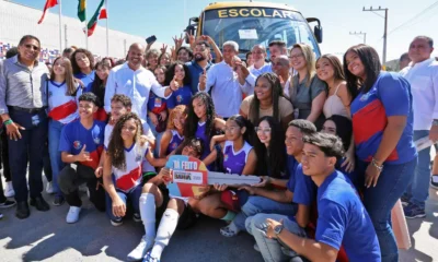 o governador Jerônimo Rodrigues inaugurou, nesta terça-feira (16), o novo Colégio Estadual de Tempo Integral de Barra.