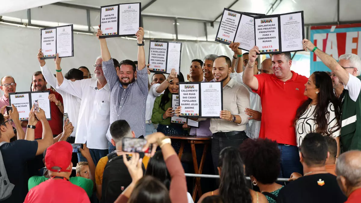 Ubatã, no sul da Bahia, vive um período de transformação. Nesta quinta-feira (18), o Governo do Estado anunciou investimentos