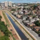 nesta segunda-feira (22), de mais uma etapa das obras de macrodrenagem e urbanização do Canal Mangabeira. A intervenção, inaugurada pelo