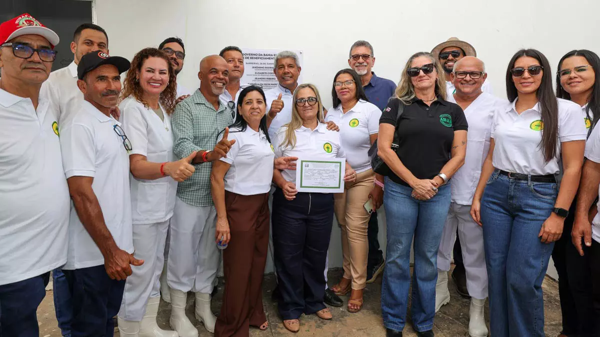 Barreiras, a reforma da Unidade Agroindustrial de Beneficiamento de Pescados da Cooperativa Mista dos Agricultores Familiares