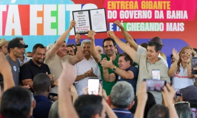 Duas importantes obras de pavimentação em Santa Maria da Vitória foram autorizadas pelo Governo do Estado neste sábado (27).