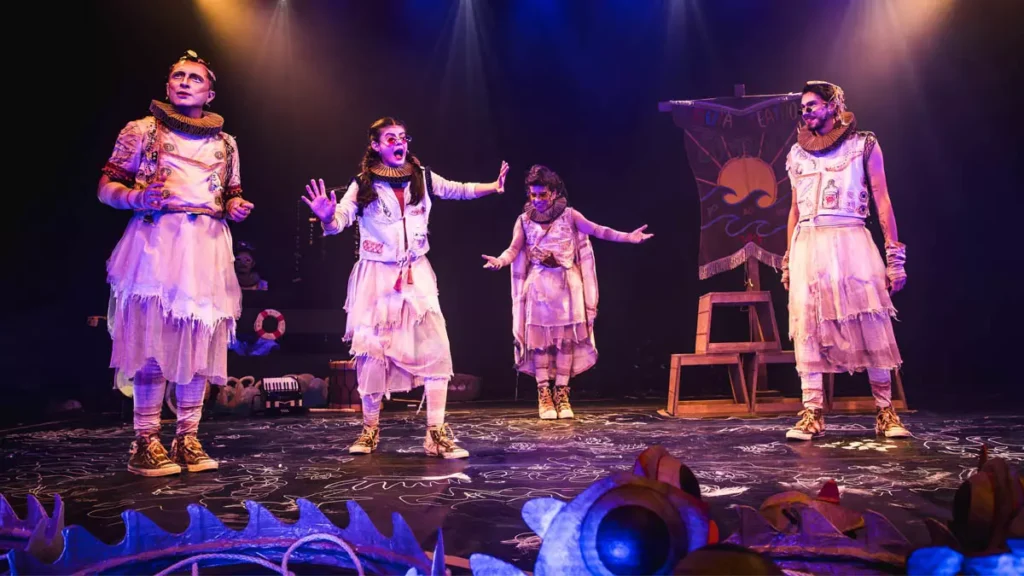 A CAIXA Cultural Salvador recebe, entre os dias 11 e 19 de julho, o premiado musical infantil “Bertoldo, o Tubarão que Queria Ser Gente”,