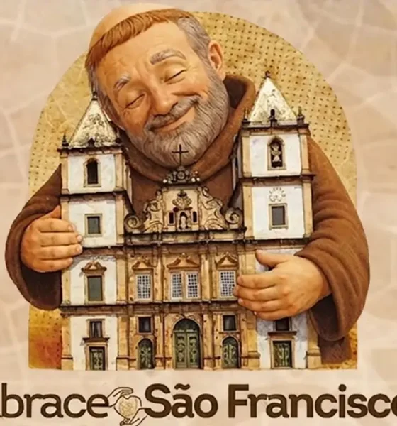 A campanha Abrace São Francisco, voltada para a restauração da Igreja e Convento de São Francisco, no Centro Histórico de Salvador