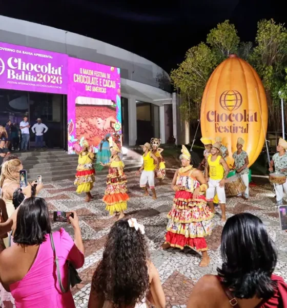 O Chocolat Bahia 2026, considerado o maior festival de cacau e chocolate da América Latina, foi aberto na quinta-feira (23),