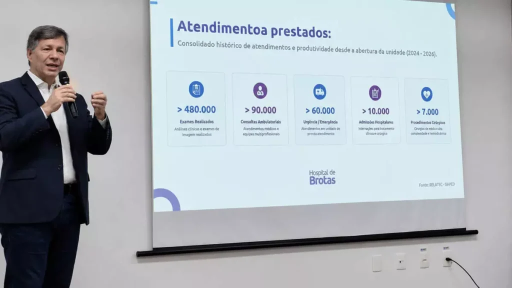 A cerimônia foi realizada no auditório da Escola Bahiana de Medicina e Saúde Pública, vizinha do Hospital de Brotas e parceira de ensino.