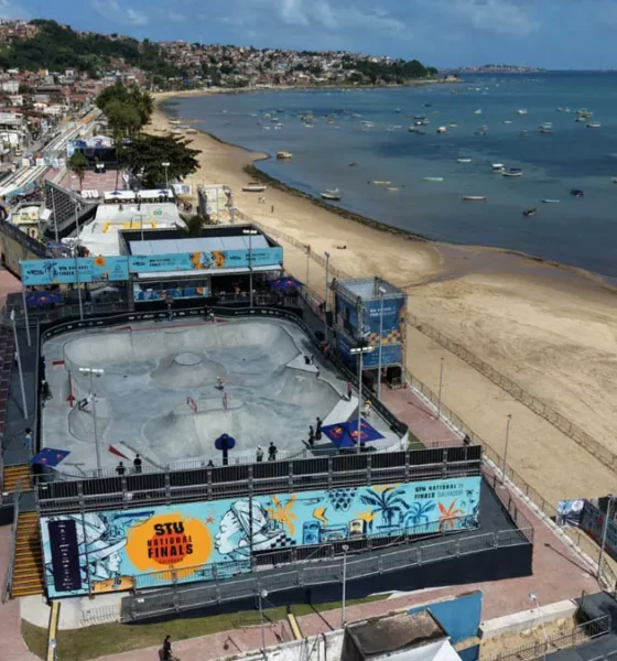 A primeira e única pista de skate do Brasil certificada pela World Skate, entidade responsável pelas competições olímpicas da modalidade,