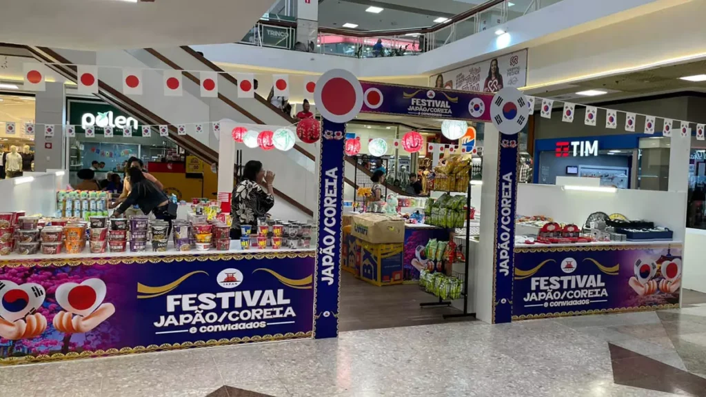 O Shopping Piedade recebe, até o dia 6 de agosto, a primeira edição do Festival Japão/Coreia. O evento convida o público a conhecer