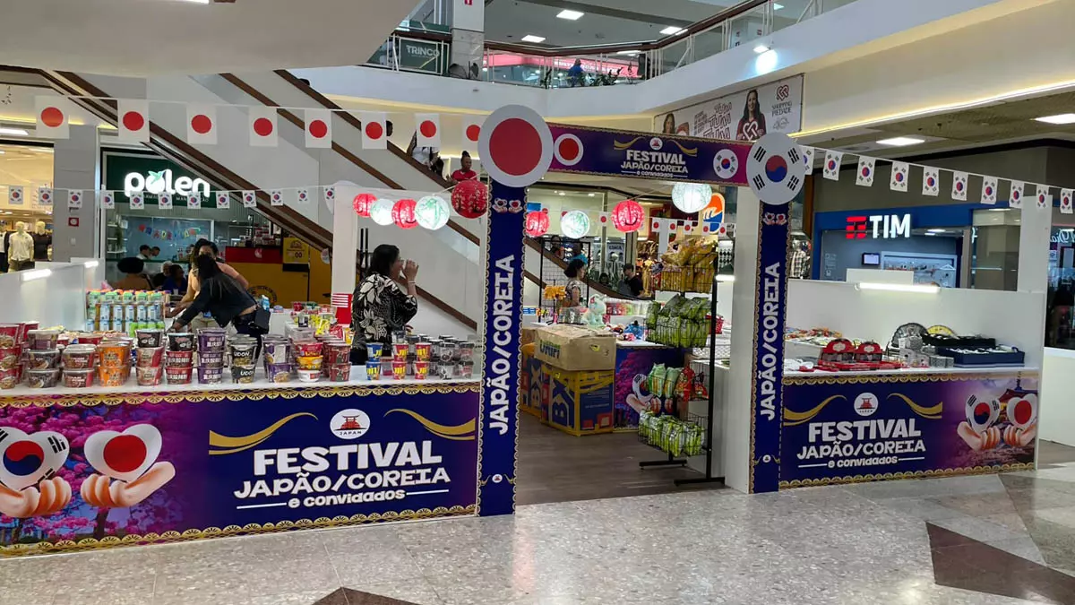 O Shopping Piedade recebe, até o dia 6 de agosto, a primeira edição do Festival Japão/Coreia. O evento convida o público a conhecer