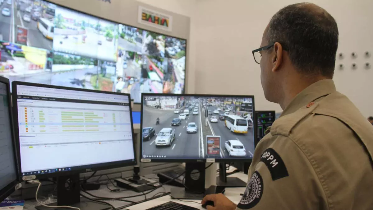 no sul da Bahia, após ser identificado pelo Sistema de Reconhecimento Facial da Secretaria da Segurança Pública da Bahia (SSP-BA).
