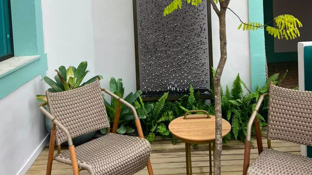 arquiteto Walter Schimmelpfeng na CASACOR Bahia. O projeto teve sua pegada de carbono inventariada pela Andrade Schimmelpfeng (AS),