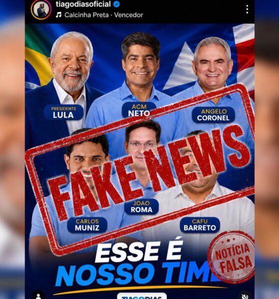 O deputado estadual Bobô (PCdoB) classificou como uma “farsa política” a divulgação, por aliados de ACM Neto (União Brasil),