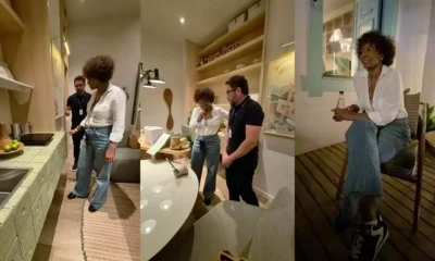 A atriz, cantora e ativista Isabel Fillardis aproveitou sua passagem por Salvador para visitar o ambiente “Dois Jeitos, Um Querer”,
