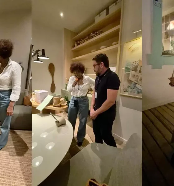 A atriz, cantora e ativista Isabel Fillardis aproveitou sua passagem por Salvador para visitar o ambiente “Dois Jeitos, Um Querer”,