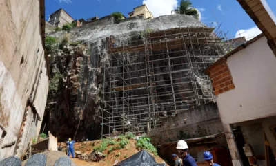 Os bairros do Pau Miúdo e da Cidade Nova, em Salvador, estão sendo beneficiados por obras de contenção de encostas.