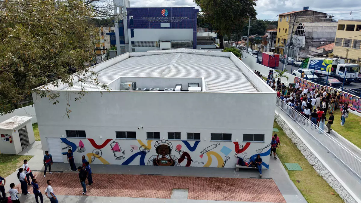 Colégio Estadual de Tempo Integral Ministro Aliomar Baleeiro, localizado no bairro de Pernambués, em Salvador