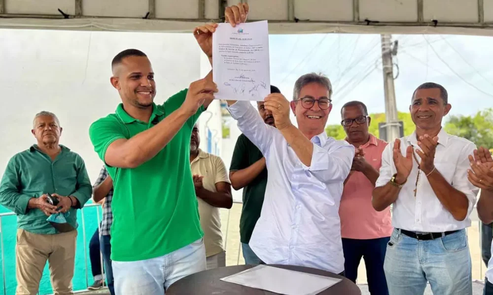 A população de Saubara contará com melhorias na infraestrutura viária por meio da pavimentação dos acessos à sede municipal