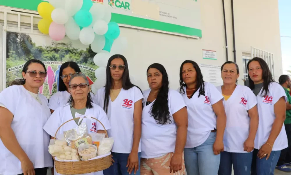 Uma agroindústria familiar voltada ao processamento de mandioca entrou em operação na comunidade de Lagoa do Canto,