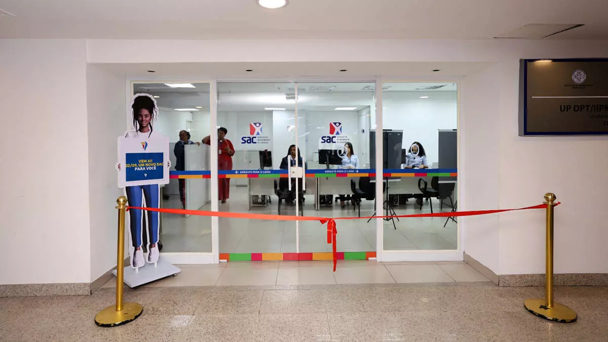 Um novo posto do Serviço de Atendimento ao Cidadão (SAC), voltado exclusivamente para a emissão da Carteira