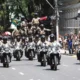 A programação do 7 de Setembro em Salvador começou nesta segunda-feira (7) com o hasteamento das bandeiras do Brasil, da Bahia