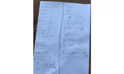 Uma anotação encontrada pela Polícia Federal (PF) na residência do senador Ciro Nogueira (PP-PI), presidente nacional do Progressistas