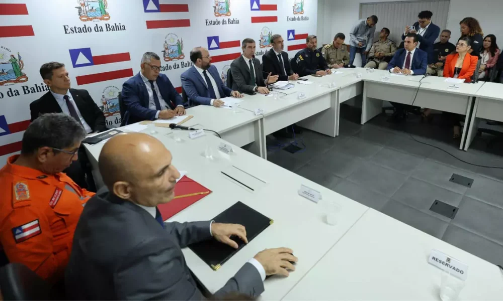 planejamento da Operação Eleições 2026. A ação reúne forças estaduais e federais de segurança, além do Tribunal Regional Eleitoral (TRE)
