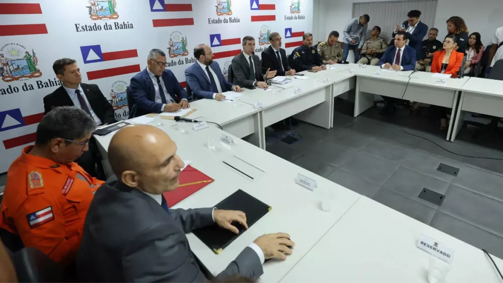 planejamento da Operação Eleições 2026. A ação reúne forças estaduais e federais de segurança, além do Tribunal Regional Eleitoral (TRE)