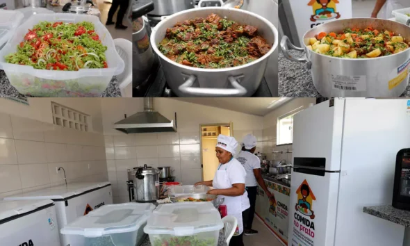 O Governo da Bahia, por meio do Programa Bahia Sem Fome, inaugurou nesta quinta-feira (22) a Cozinha Comunitária Municipal