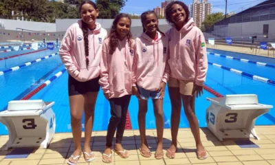 A equipe baiana de nado artístico do programa Natação em Rede já está em São Paulo para disputar o Campeonato Brasileiro Infantil e Juvenil