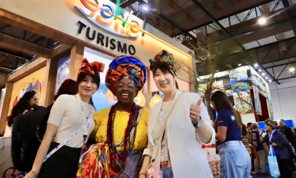 A Secretaria de Turismo da Bahia (Setur-BA) marcou presença na Abav Expo 2026, encerrada na última sexta-feira (2), no Expo Center Norte,