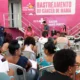 Rosa 2026, com a oferta de 40 mil mamografias gratuitas em Salvador. A abertura ocorreu na Arena Fonte Nova