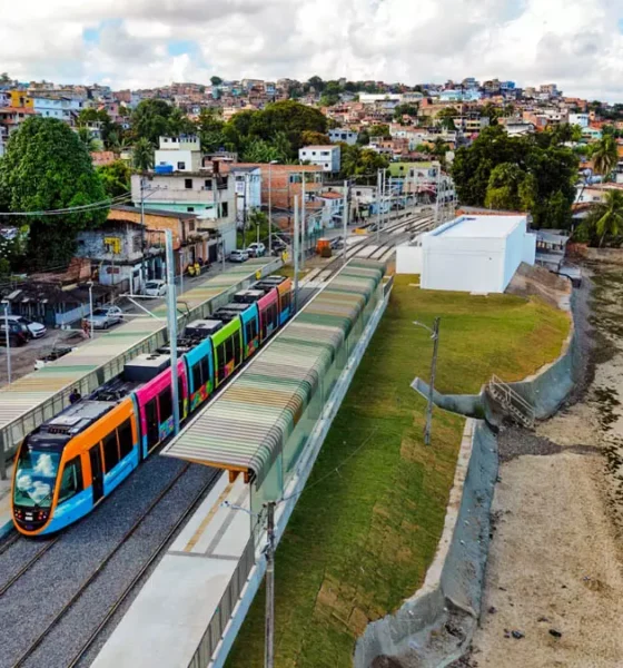 O Trecho 1 do VLT Salvador e Região Metropolitana, que compreende o percurso entre Ilha de São João, Calçada e Comércio,