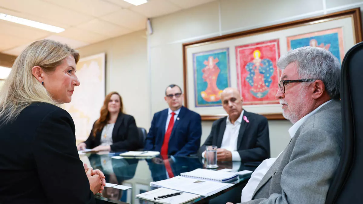 A Secretaria de Desenvolvimento Econômico do Estado da Bahia (SDE) recebeu, nesta quinta-feira (15), a embaixadora da Suécia no Brasil,