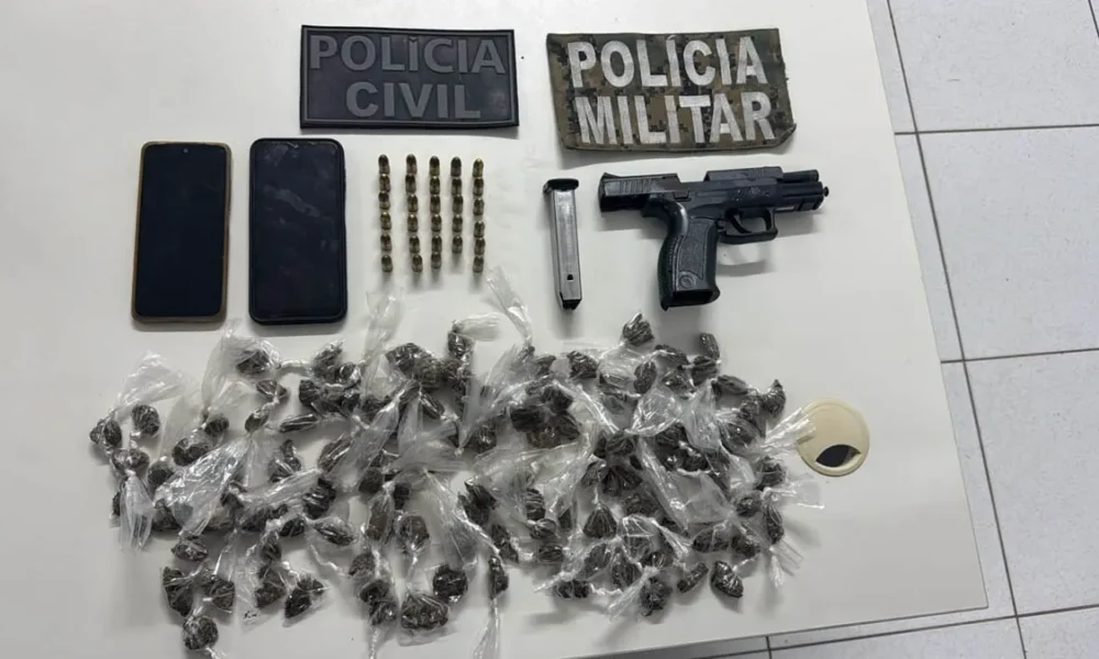 Uma liderança de organização criminosa com atuação no município de Maragogipe foi localizada durante uma ação integrada das polícias