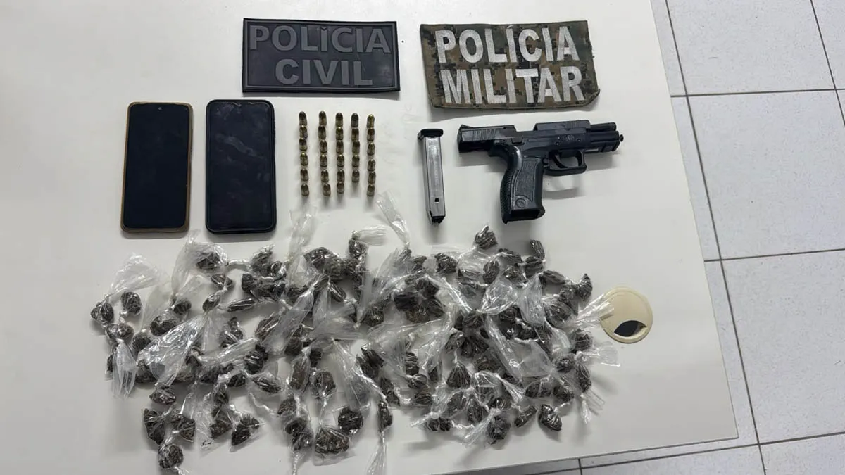 Uma liderança de organização criminosa com atuação no município de Maragogipe foi localizada durante uma ação integrada das polícias
