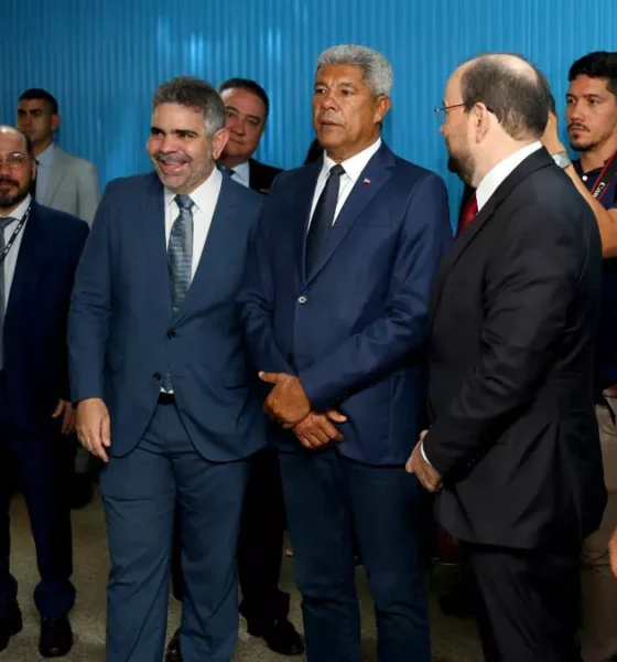 O governador Jerônimo Rodrigues visitou, nesta segunda-feira (19), a sede do Tribunal Regional Eleitoral da Bahia (TRE-BA),